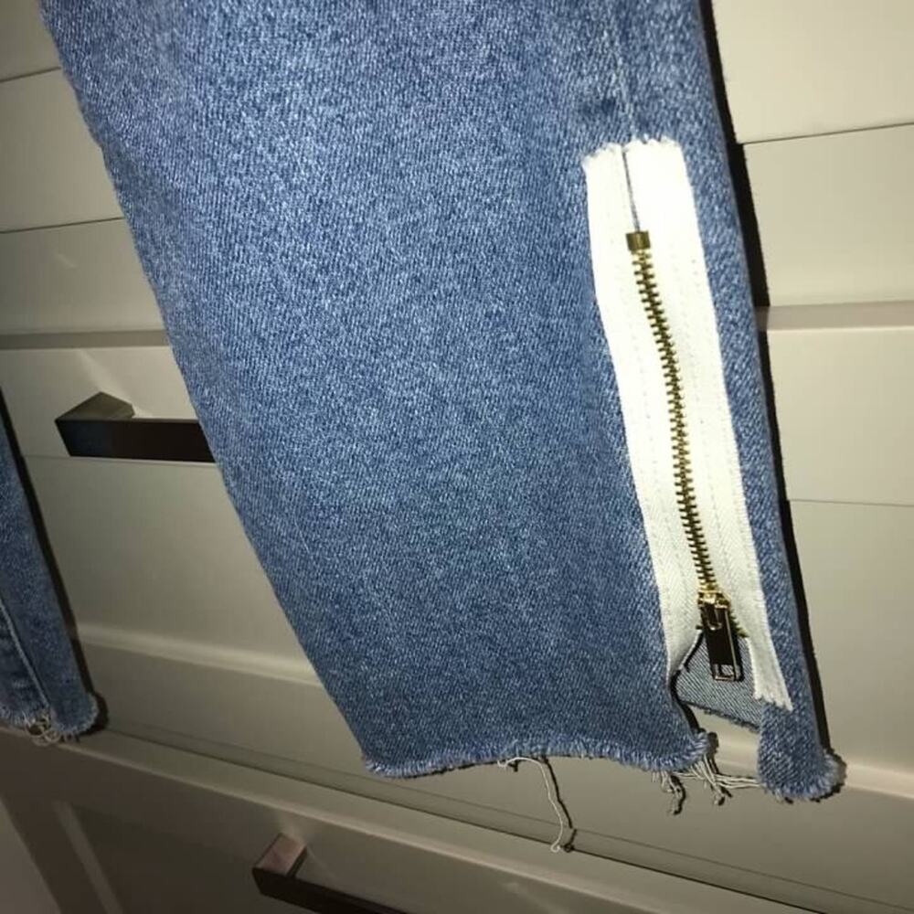 FRAME DENIM Le High Straight Zip Jeans Allowell 26 - Picture 5 of 7